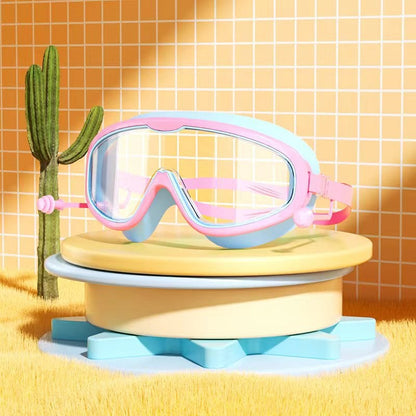 BowLift | HD children's large frame waterproof and anti-fog swimming goggles