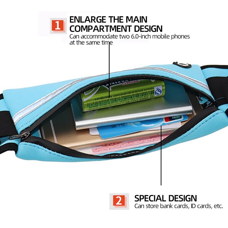 Running Sport Jogging Portable Outdoor Phone Holder Waterproof Belt Bag