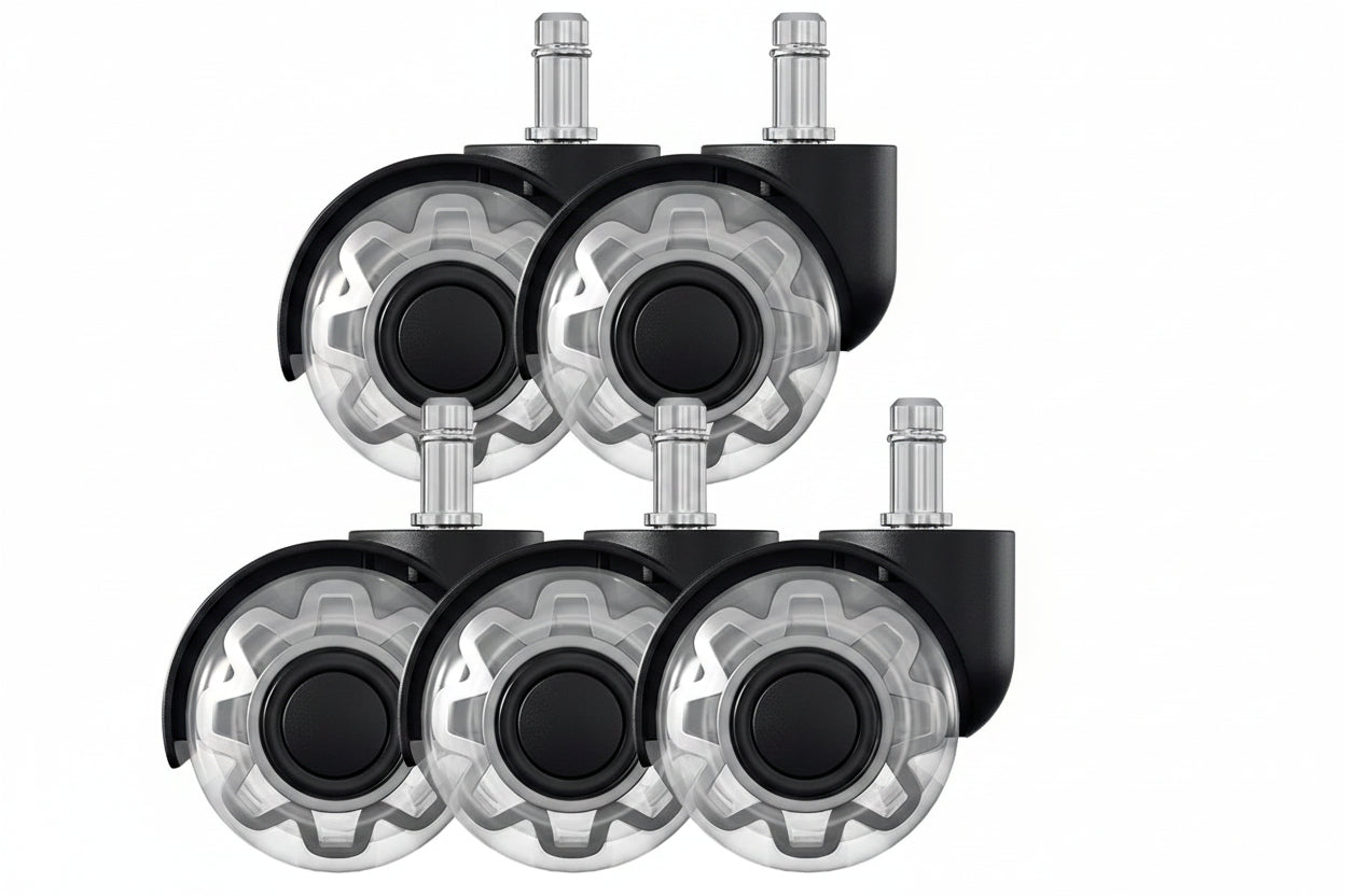 5 pieces office chair wheels swivel chair wheels 10mm x 22mm | Kalsten