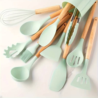 Canaya - Luxury Silicone Kitchen Utensil Set (12-Piece) Skanto