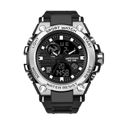 BowLift | Sporty Dual-Display Mode Multifunctional Waterproof Luminous Men's Wristwatch