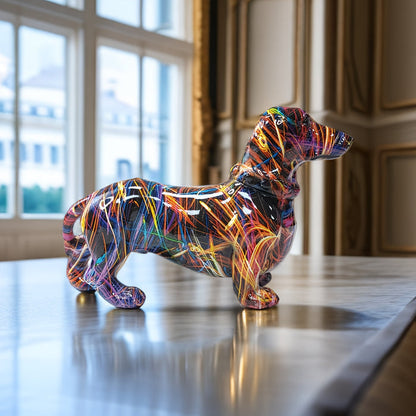 Skanto | Dachshund Glede – Colorful Dachshund Ornament for a Playful Touch at Home