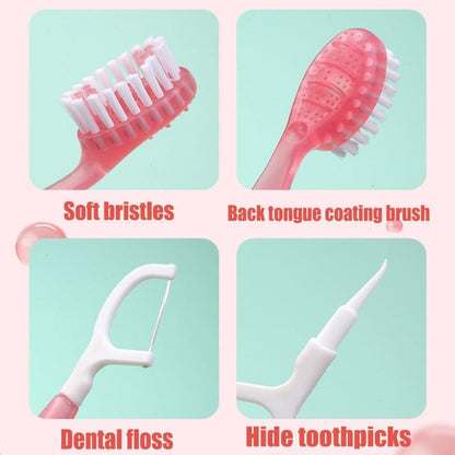 Skanto | 5-in-1 Portable Travel Toothbrush