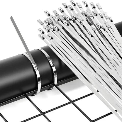 Stainless steel cable tie gun with 100 cable ties | Kalsten
