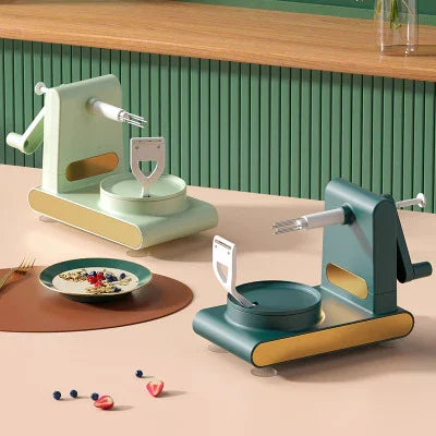 BowLift | Simple vegetable and fruit peeler with hand crank – For effortless peeling