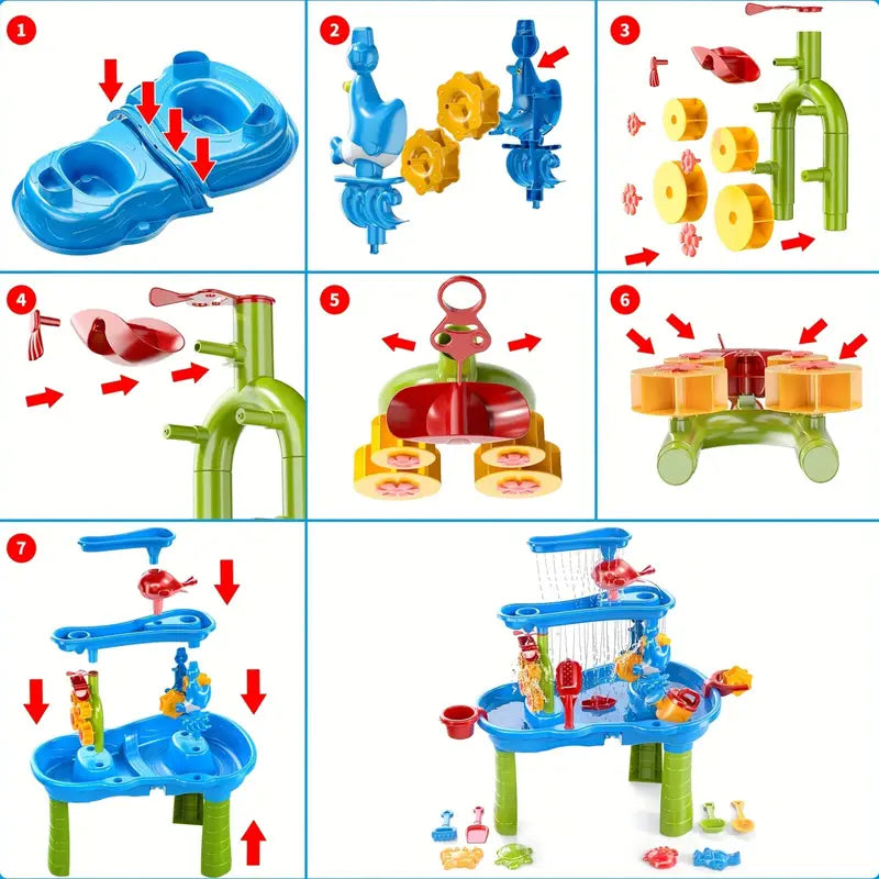 Skanto | 3-Tier Sand and Water Table | Fun and Educational Play for Ages 1-5