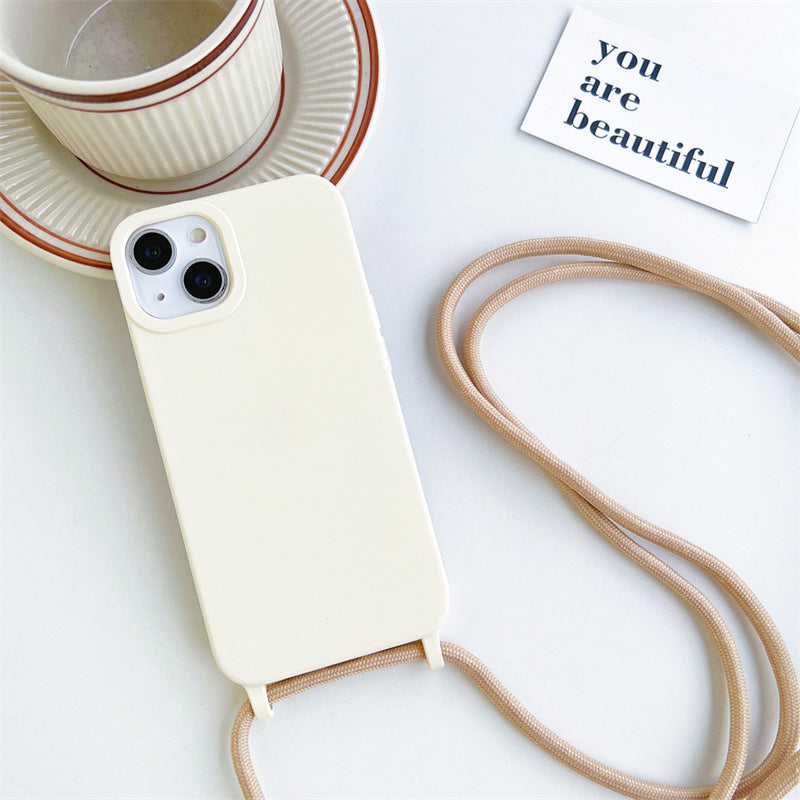 BowLift | Solid Silicone Lanyard Case for iPhone