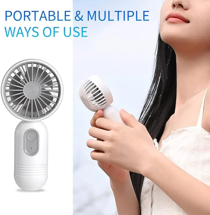 USB rechargeable Mini portable fan with 3 speeds | Karnz