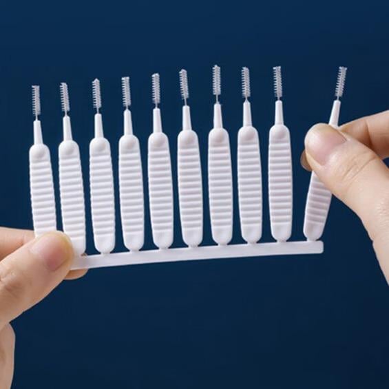 BowLift | Precision Cleaning Brush Set | 30-Pack | Nylon Bristles with PP Handle | Multi-Surface Use