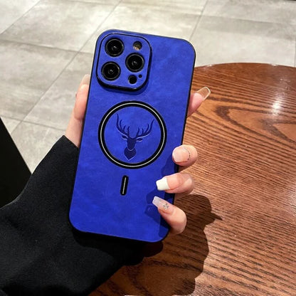 Skanto | Deer Leather iPhone Case MagSafe Wireless Charging