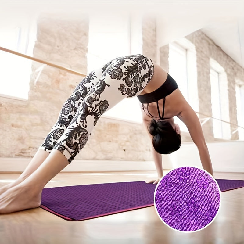 Anti-Slip Yoga Mat – Foldable & Washable Bowlift