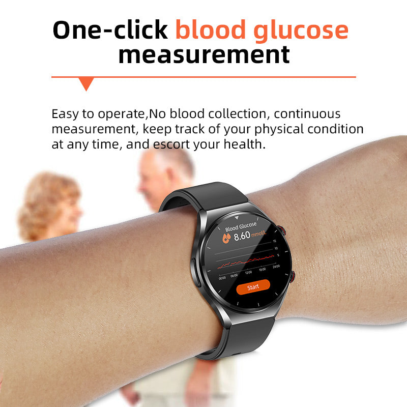 Skanto | One-Click Blood Sugar | Blood Glucose Blood Pressure ECG | ECG HRV Heart Rate Monitor Health Smartwatch