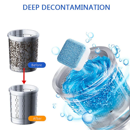 Washing Machine Cleaning Tablet 12 Pcs Bowlift