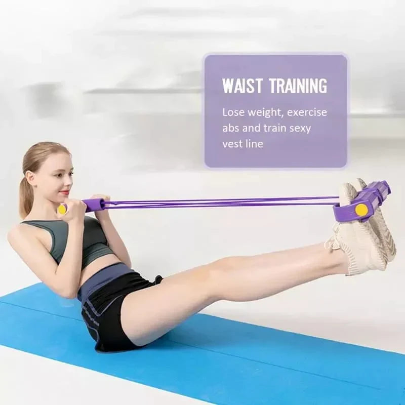 Pull Rope Ab Exerciser Tummy Trimmer Bowlift