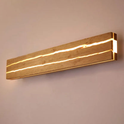 Skanto | Wall Lamp Made of Natural Wood Harmonious Lighting and Durable Construction