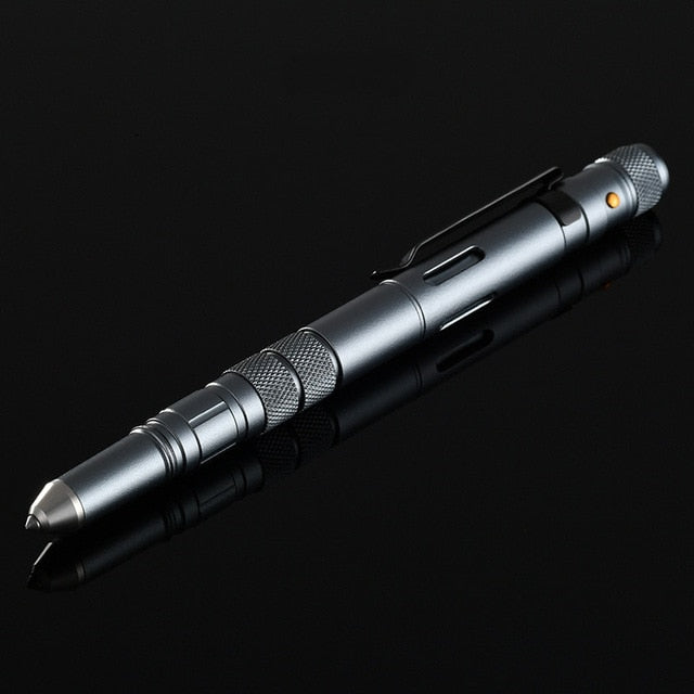 BowLift | Tactical Pen Flashlight Bottle Opener Emergency Glass Cutter