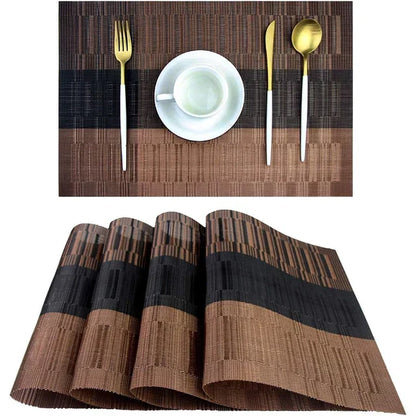 BowLift | SturdyWoven – Premium Washable Heat-Resistant Placemats (Set of 4)