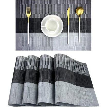 BowLift | SturdyWoven – Premium Washable Heat-Resistant Placemats (Set of 4)