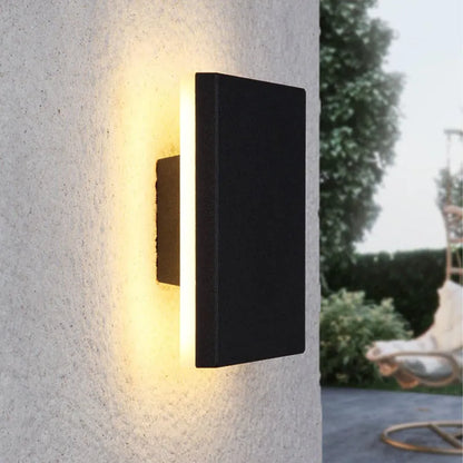 BowLift | Wall Light Modern Black Outdoor LED Lamp
