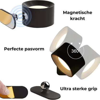 Skanto | Rechargeable Wireless 360° Wall Lamp