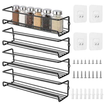 Skanto | 4-Piece: Wall-Mounted Spice Racks