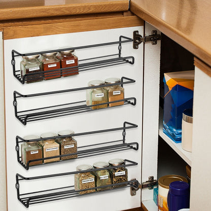 Skanto | 4-Piece: Wall-Mounted Spice Racks