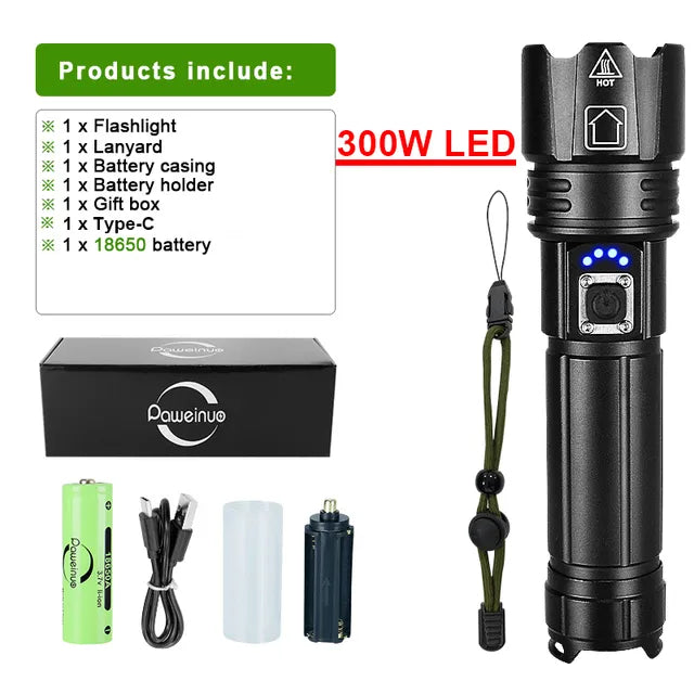 Skanto | LED Flashlight | Rechargeable Flashlight