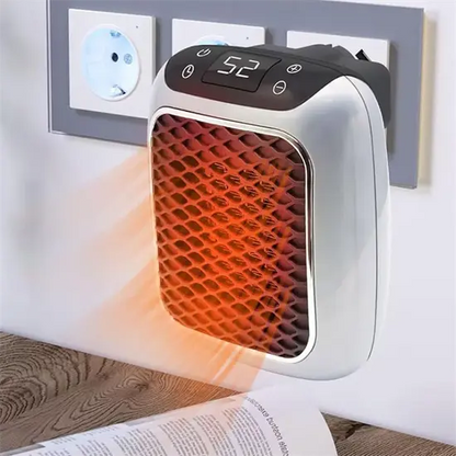 Skanto | Electric Ceramic Compact Room Heater with Timer and Safety