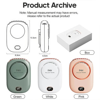 Portable Hanging Neck and Waist Fan | Karnz