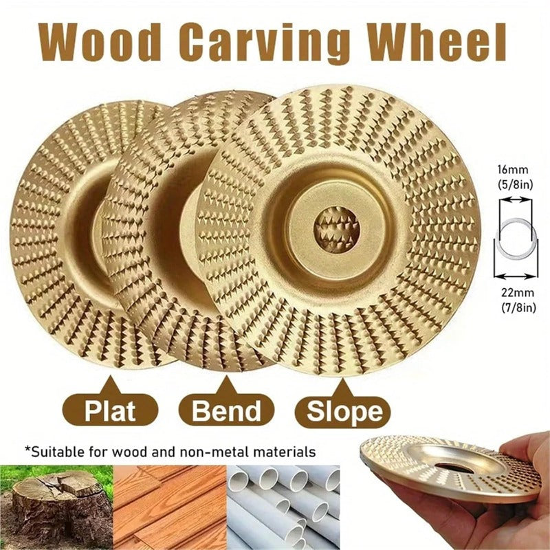 Brehn | Angled wood carving disc for angle grinder