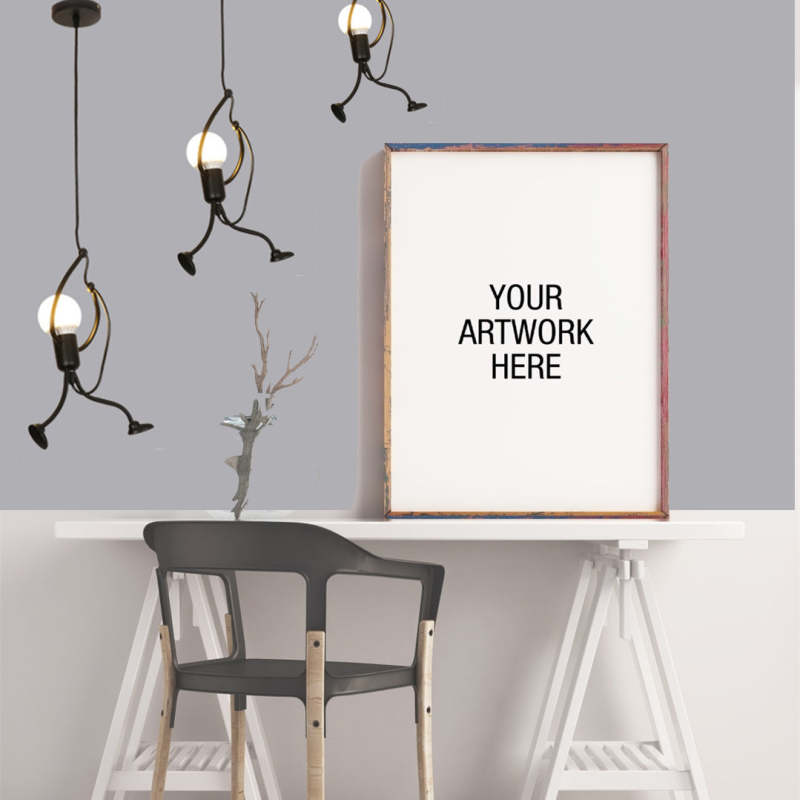 BowLift | Retro Iron Man Pendant Light