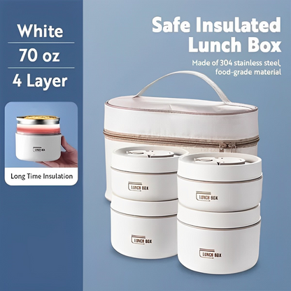 CuisineChic - Insulated Thermal Lunch Box for Fresh and Healthy Meals