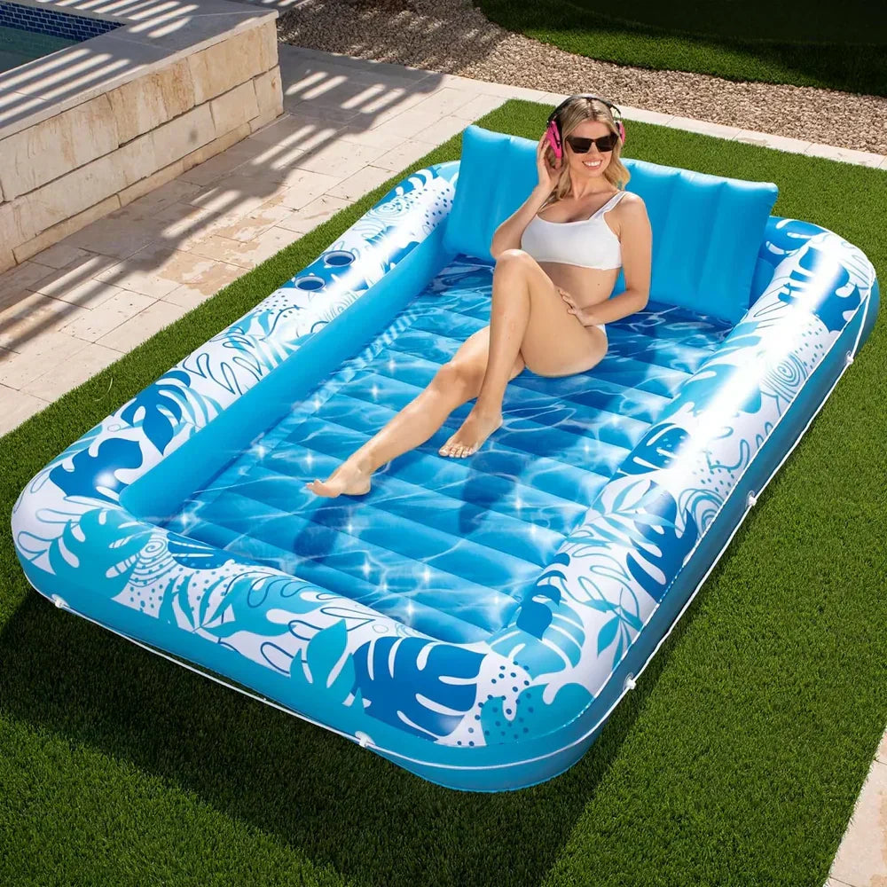 BowLift | SunLounge Inflatable Sun Pool – Comfortable Lounger for Garden or Balcony
