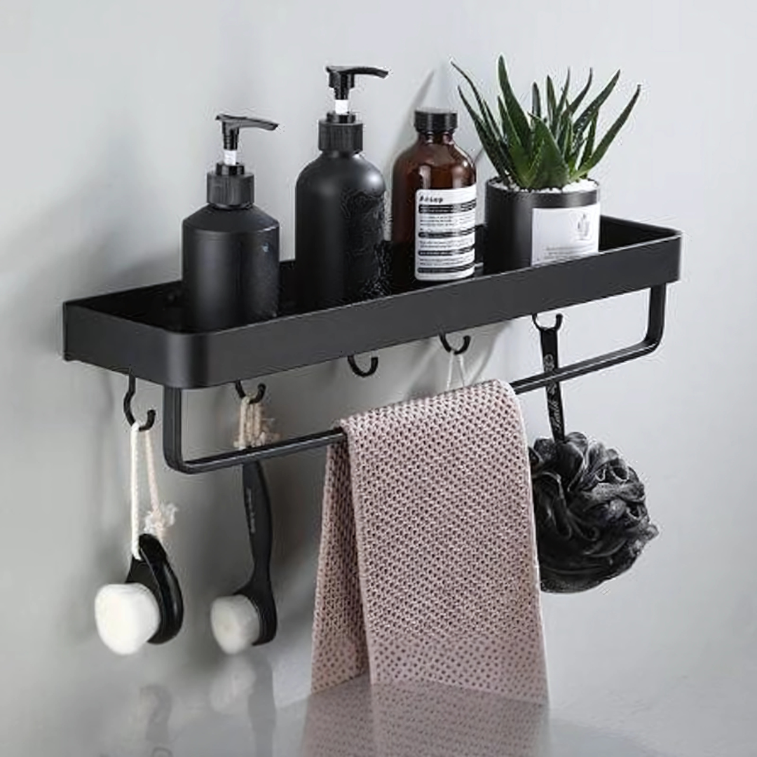 Skanto | Modern Metal Bathroom Wall Shelf