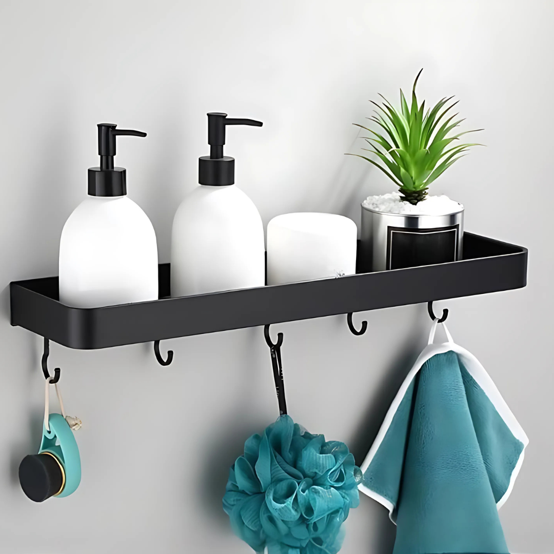 Skanto | Modern Metal Bathroom Wall Shelf
