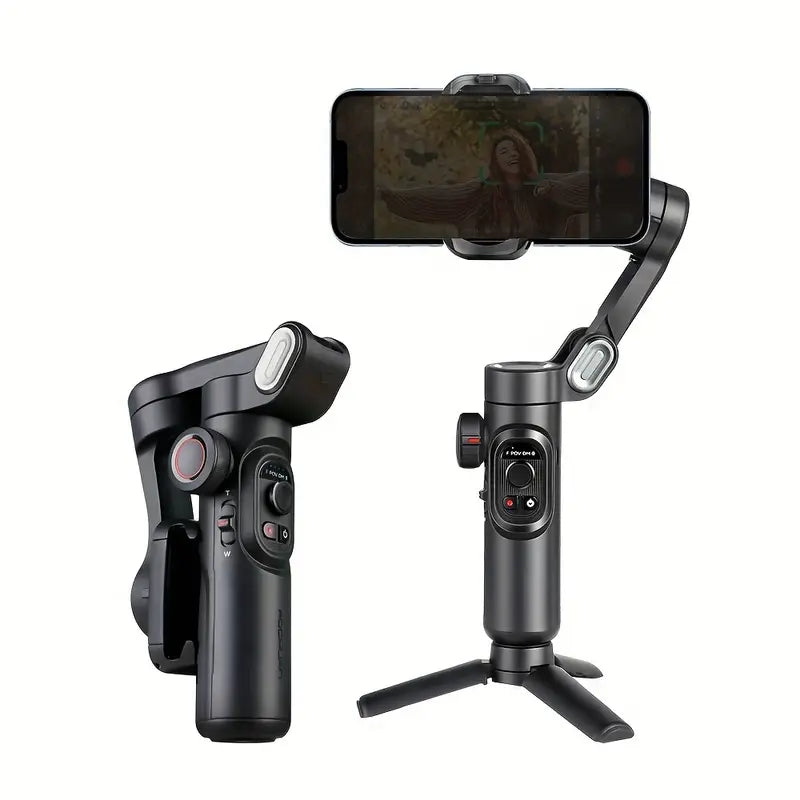 BowLift | SmartPro Smartphone Gimbal Stabiliser – Foldable 3-Axis Handheld Stabiliser for iPhone & Android