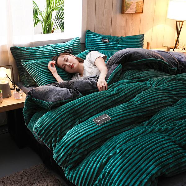 Skanto | Thick Corduroy Velvet Bedding Set