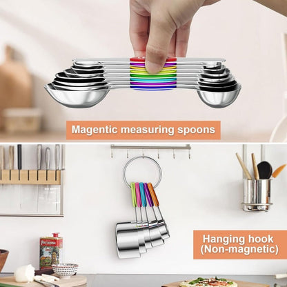 Skanto | 10-Piece Stainless Steel Measuring Cup and Spoon Set