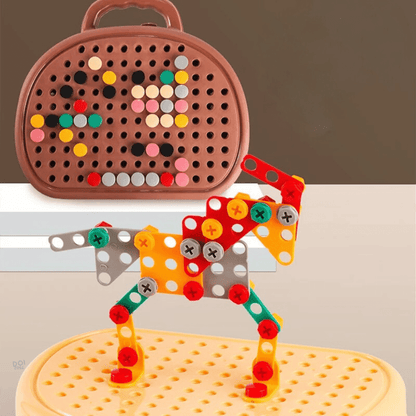 Skanto | Creative Construction Toy with Mini Drill for Kids Ages 6+
