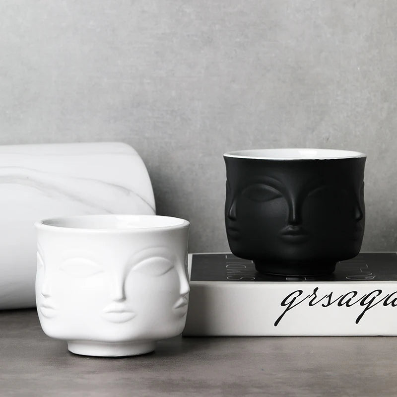 Skanto | Stylish Ceramic Flower Pot for Home Decor