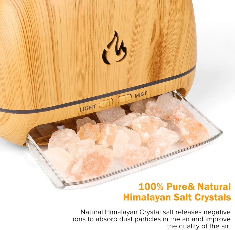 Woyuosn 3-in-1 Himalayan Salt Stone Aroma Diffuser Bowl