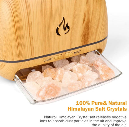 Woyuosn 3-in-1 Himalayan Salt Stone Aroma Diffuser Bowl