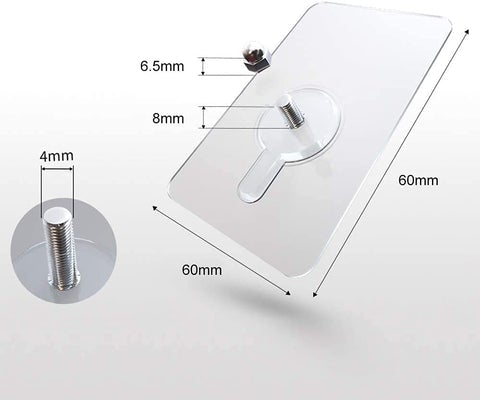 BowLift | Self Adhesive Nails Wall Mount Non-Trace Screw Hook Stickers