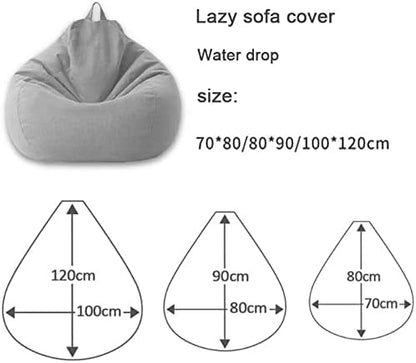 Linen Bean Bag Chair – Ergonomic Seating