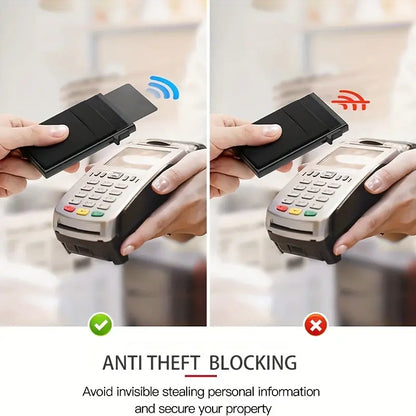 Minimalist RFID-blocking card holder wallet -  Design with upto 8 cards capacity Bowlift