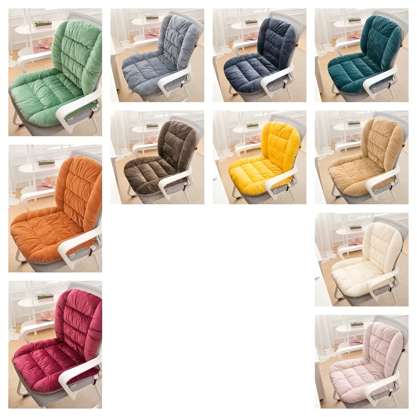 Thick seat cushions for chairs – soft, warm and comfortable | Ideal for living area and office