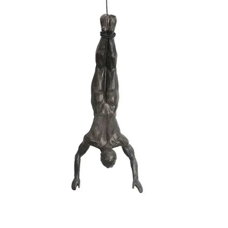 Skanto | Climbing Man Wall Sculpture Set – Modern Resin Art