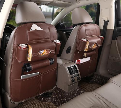 BowLift | Leather Car Seat Back Organizer