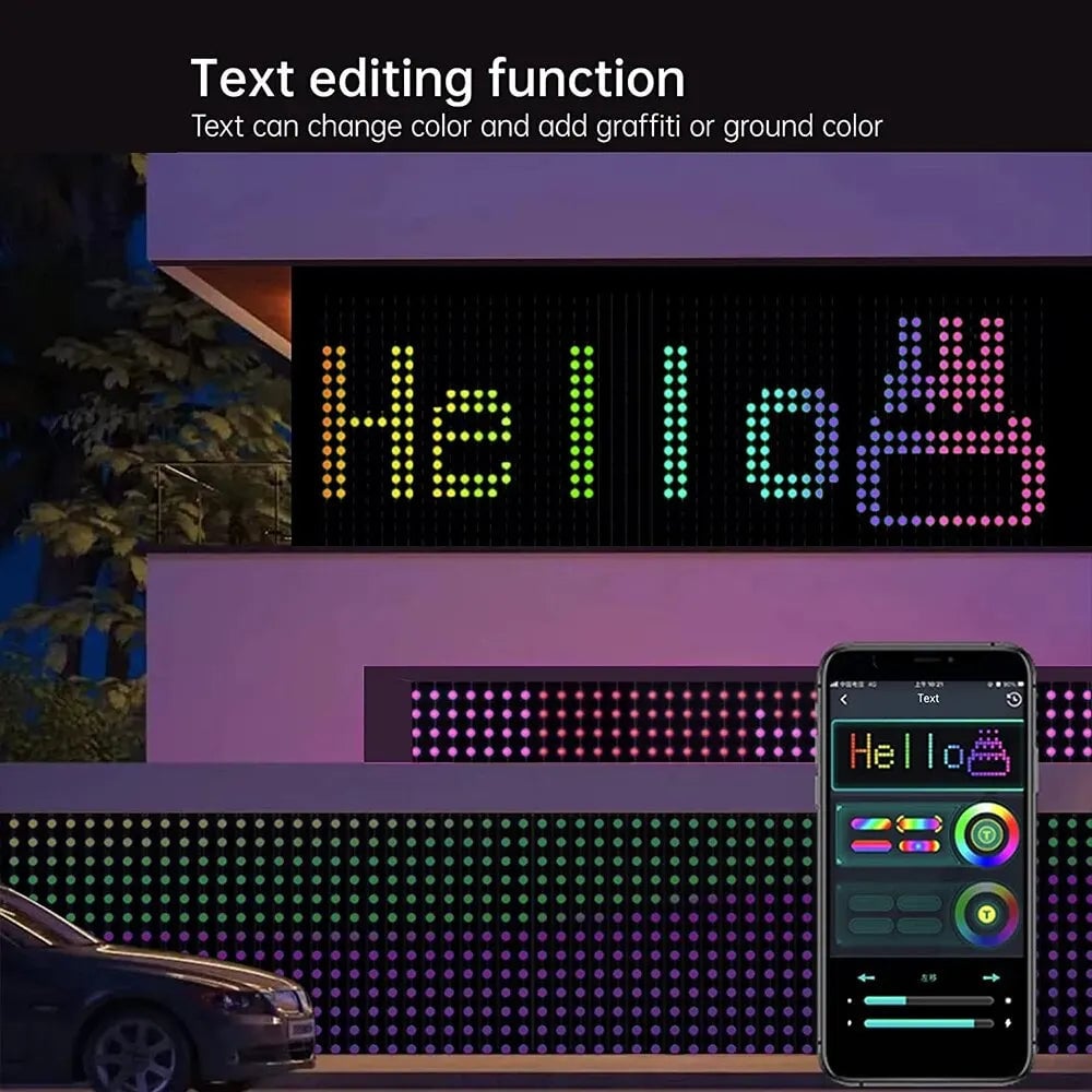 Skanto | ColorWave LED Curtain Sync Lights