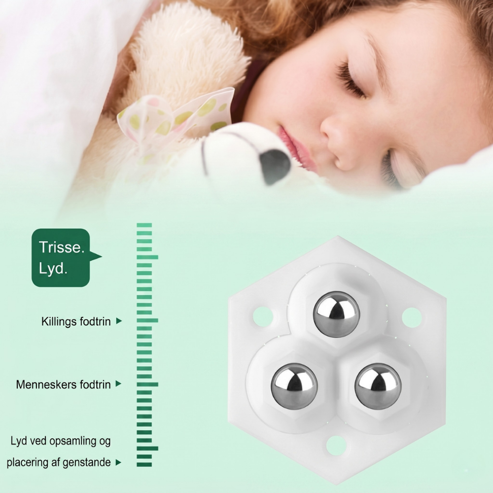 TriGlide 360° Furniture Castors with Ball Bearings | Karnz